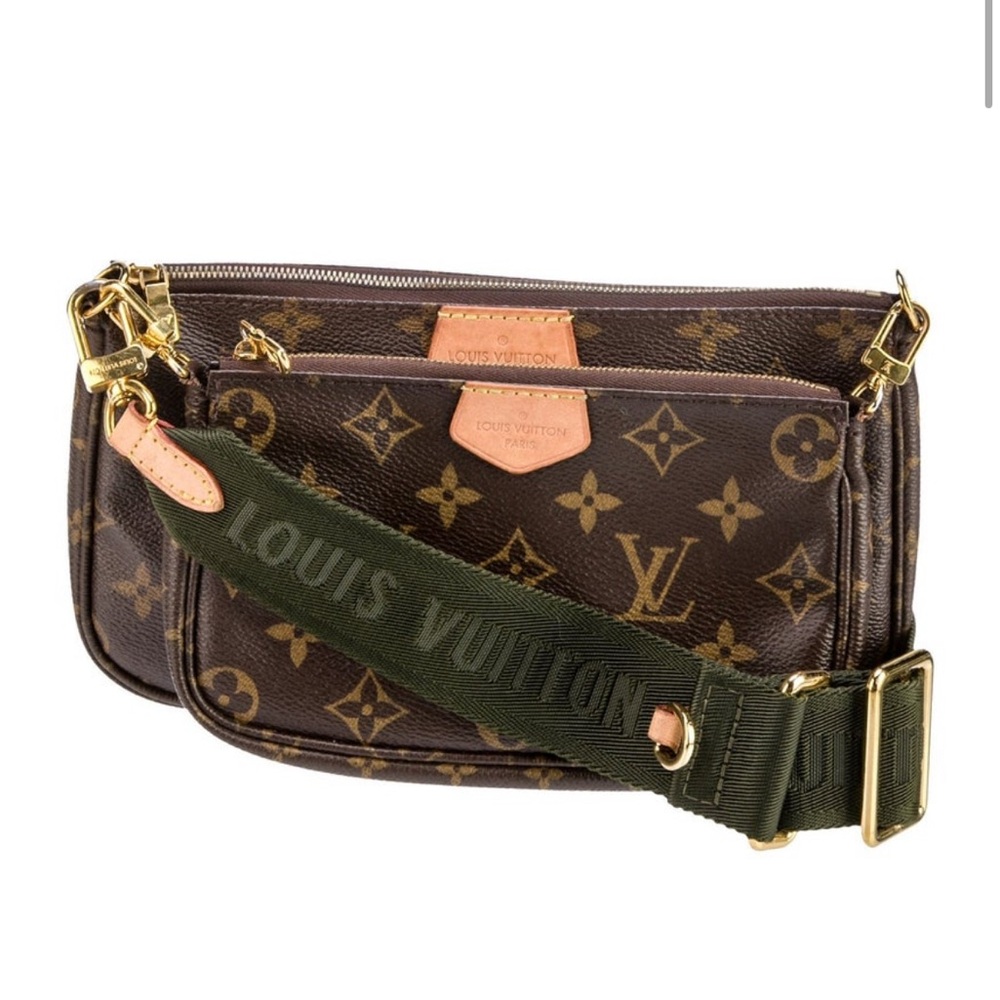 Louis Vuitton Brown and Tan Monogram Canvas